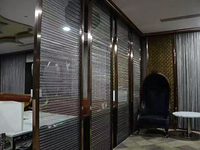 DFS环球免税商场金属布 - 佛山市南海利泽五金筛网经营部图片4